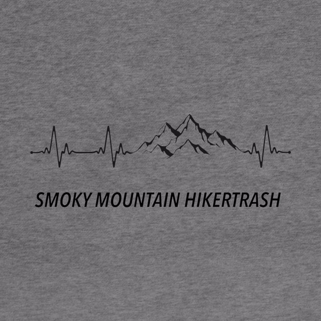 Mountain Heartbeat by Unofficial Smoky Mountain Hikertrash Merch